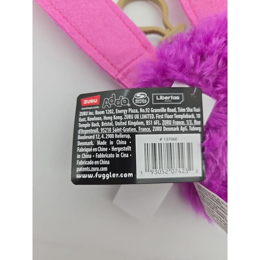 Fuggler Plush Clip-On Keyring Lord Long Pink 4